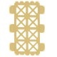 Cymbal ™ DQ metal Connector Faragas for Tila beads - Gold